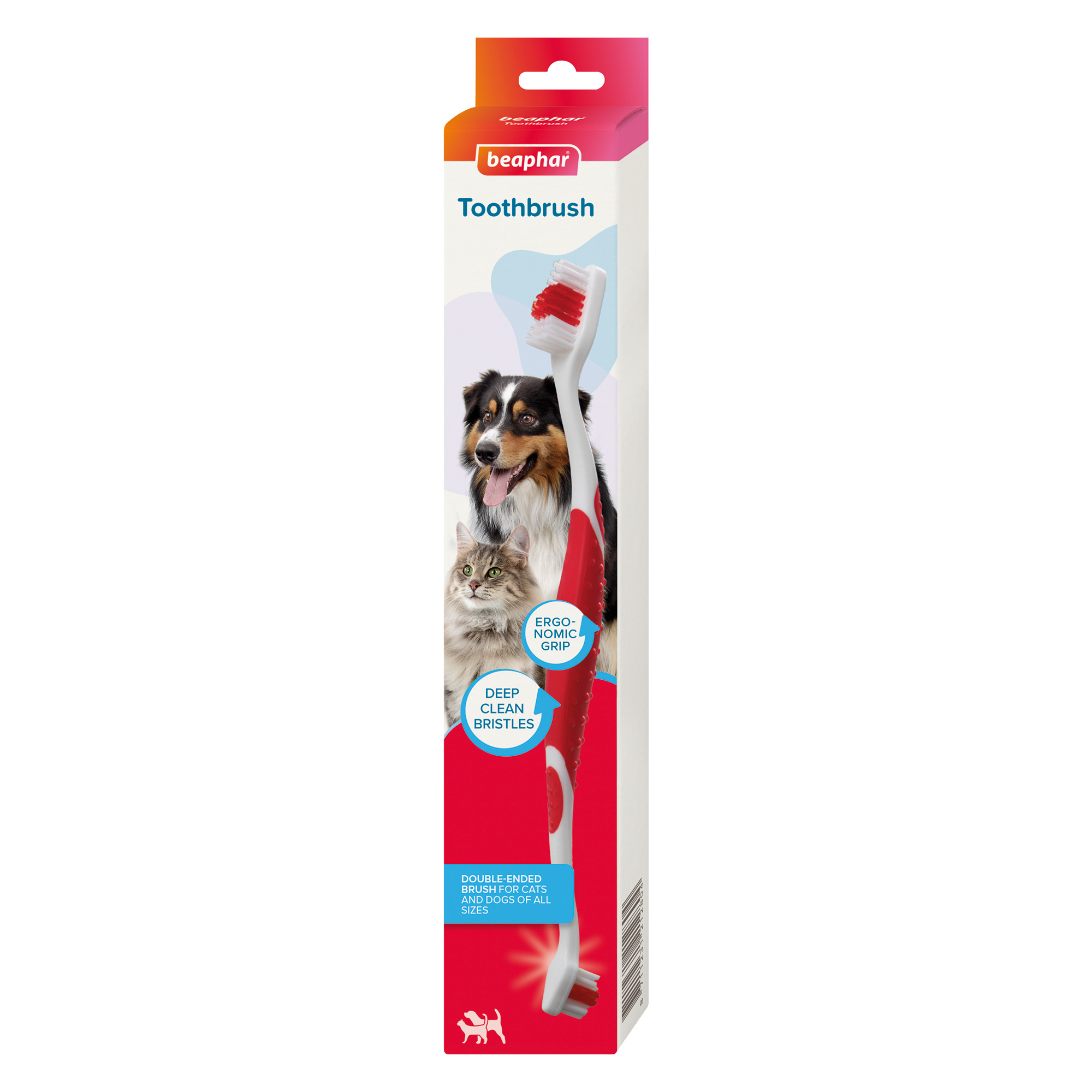 Beaphar Double-Ended Toothbrush for Cats and Dogs