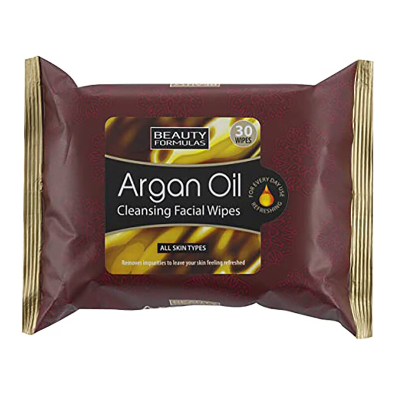 Beauty Formulas Argan Oil Facial Wipes