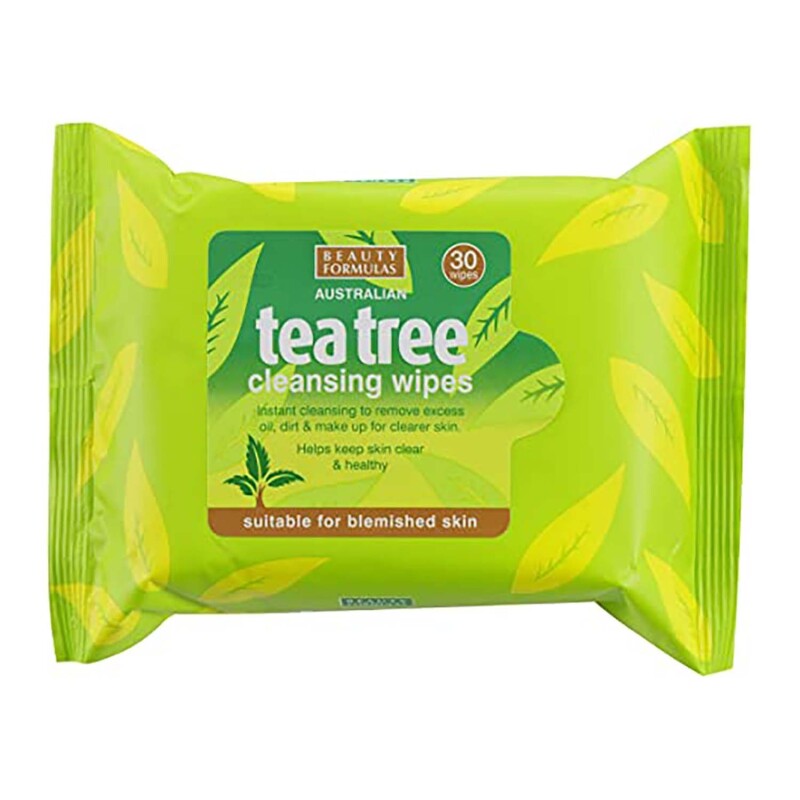 Beauty Formulas Tea Tree Facial Wipes
