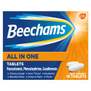  Beechams All In One Cold and Flu Relief Tablets 