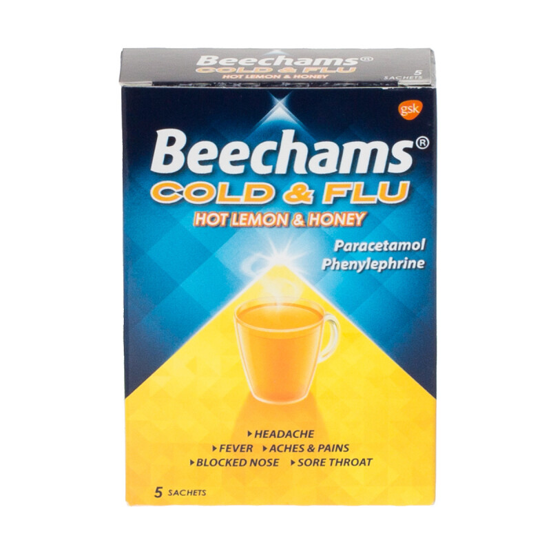 Beechams Cold and Flu Honey and Lemon 