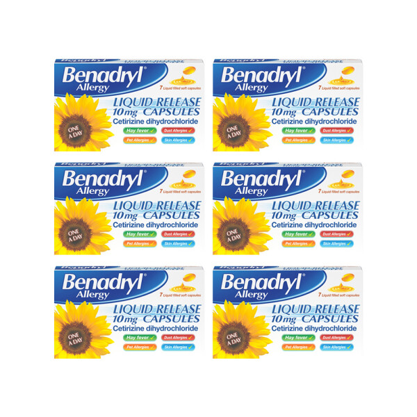 Benadryl Allergy Liquid Release 10mg