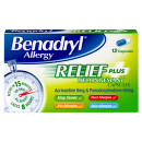 Benadryl Allergy Relief Plus Decongestant Capsules