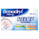  Benadryl Allergy Relief Capsules 