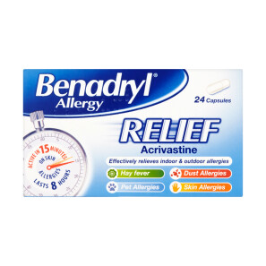 Benadryl Allergy Relief Capsules 24s