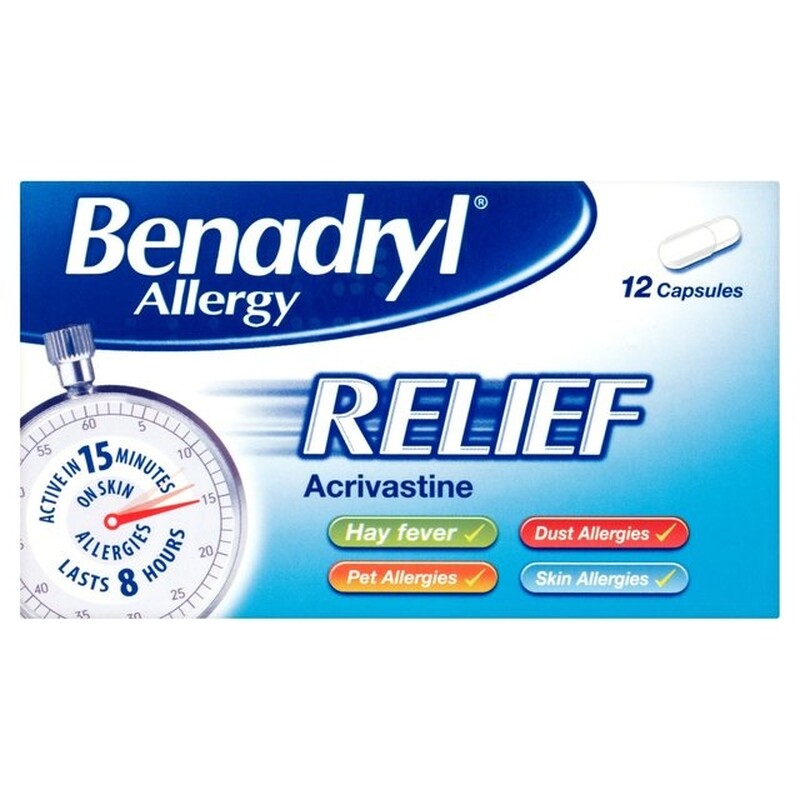 Benadryl Allergy Relief Capsules 