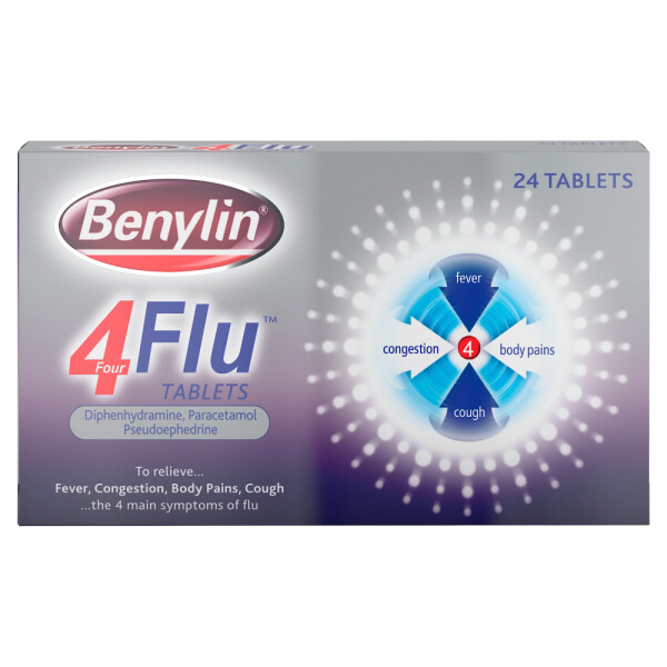 Benylin 4 Flu Tablets