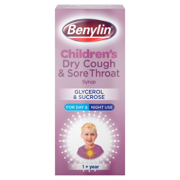 Benylin Children s Dry Cough And Sore Throat Syrup 125ml benylin-children-s-dry-cough-and-sore-throat-syrup-125ml
