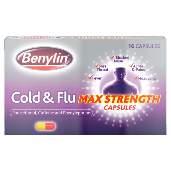 Benylin Cold and Flu Max Strength Capsules