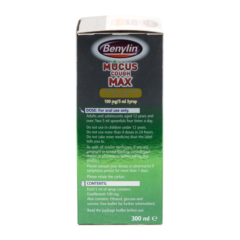 Benylin Mucus Cough Max Honey & Lemon