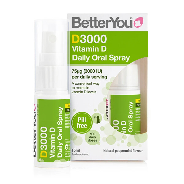 BetterYou DLux3000 Vitamin D Oral Spray EXPIRY SEPTEMBER 2022