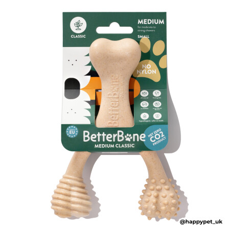 Happy Pet Betterbone Medium Small Classic Dog Toy
