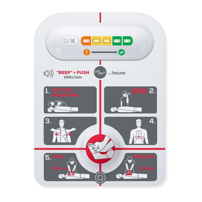 Image of Beurer Lifepad CPR Training Aid and Resuscitation Support RH112