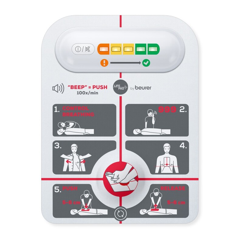 Beurer Lifepad CPR Training Aid and Resuscitation Support RH112