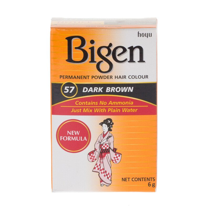 Buy Bigen Hair Colour Dark Brown No57 Chemist Direct