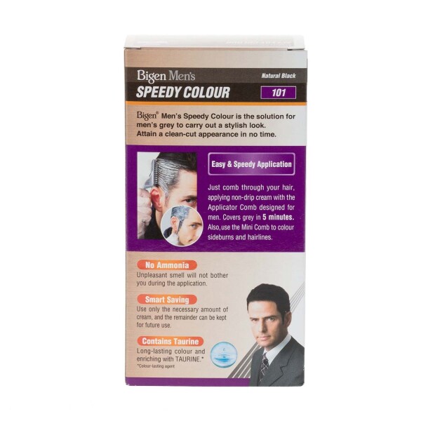 Buy Bigen Men's Speedy Colour Natural Black 101 1 Kit | Chemist Direct Buy Bigen Men's Speedy Colour Natural Black 101 1 Kit | Chemist Direct