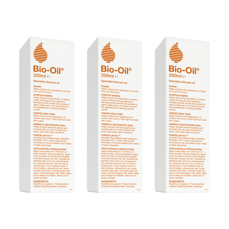 Bio Oil for Scars and Stretchmarks 200ml Twin Pack