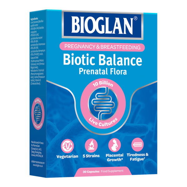 Bioglan Biotic Balance Prenatal Flora Capsules EXPIRY OCTOBER 2022