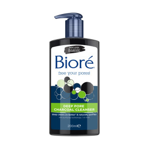  Biore Deep Pore Charcoal Cleanser 