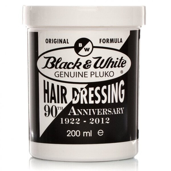 Black & White Genuine Pluko Hair Dressing Pomade