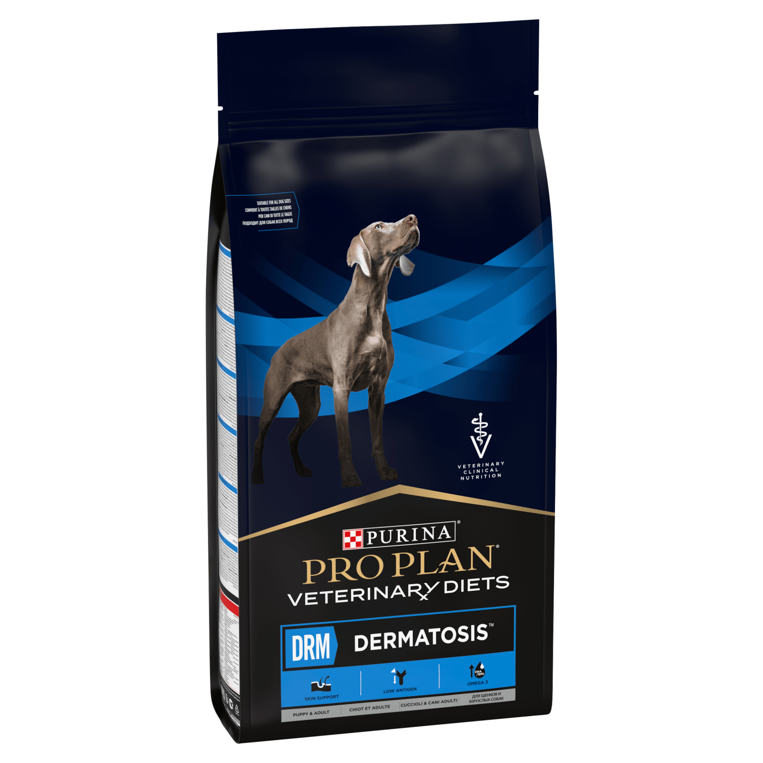 Purina Pro Plan Veterinary Diets DRM Dermatosis Dry Dog Food 12kg