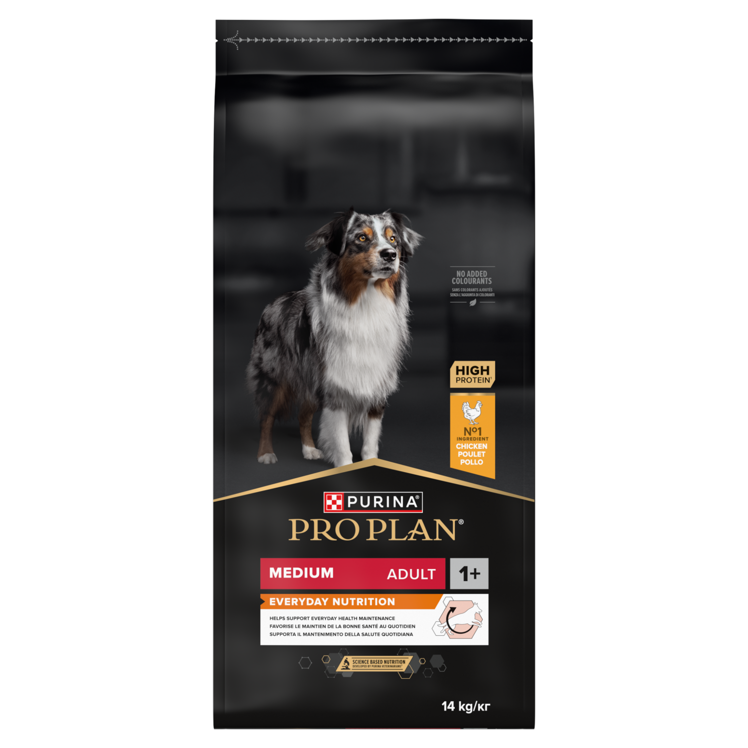 Purina PRO PLAN Medium Everyday Nutrition Chicken Dry Dog Food 14kg