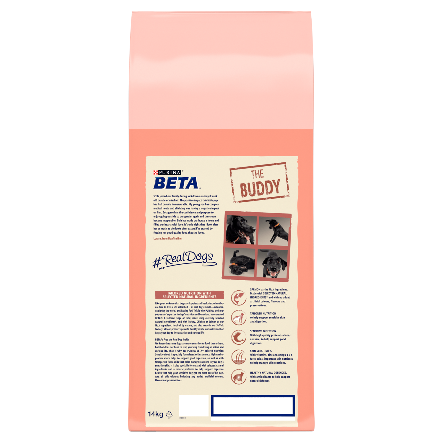 Purina Beta Sensitive Adult 1+ Years  14kg