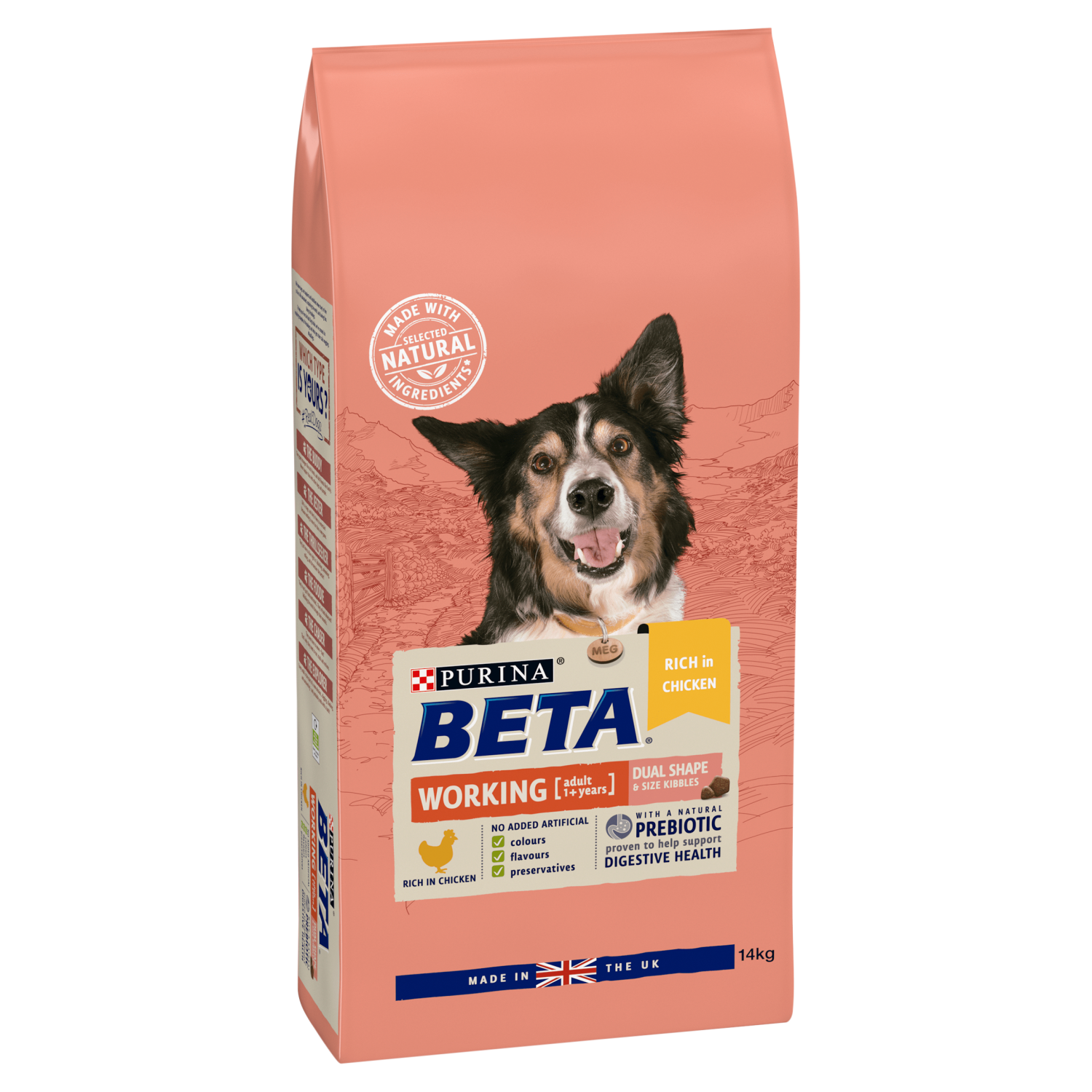 Purina Beta Adult Working Adult 1+ Years 14kg