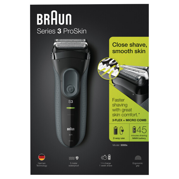 Braun Series 3 ProSkin 3000s Shaver