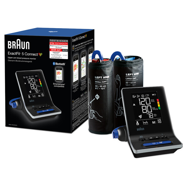 Braun ExactFit Connect Blood Pressure Monitor - Main Image
