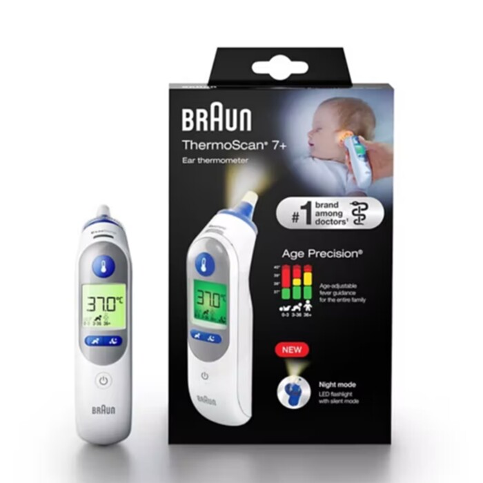 Image of Braun IRT6525 ThermoScan 7+ Ear Thermometer