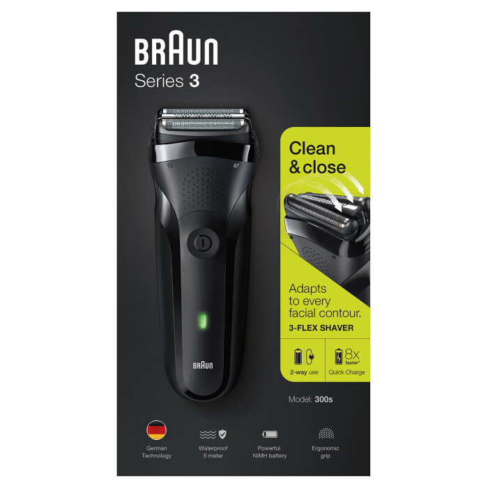 Image of Braun Series 3 300s Shaver Black