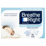 Breathe Right Congestion Relief Nasal Strips Clear Small/Medium