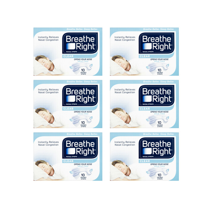 Image of Breathe Right Nasal Strips Clear Small/Medium