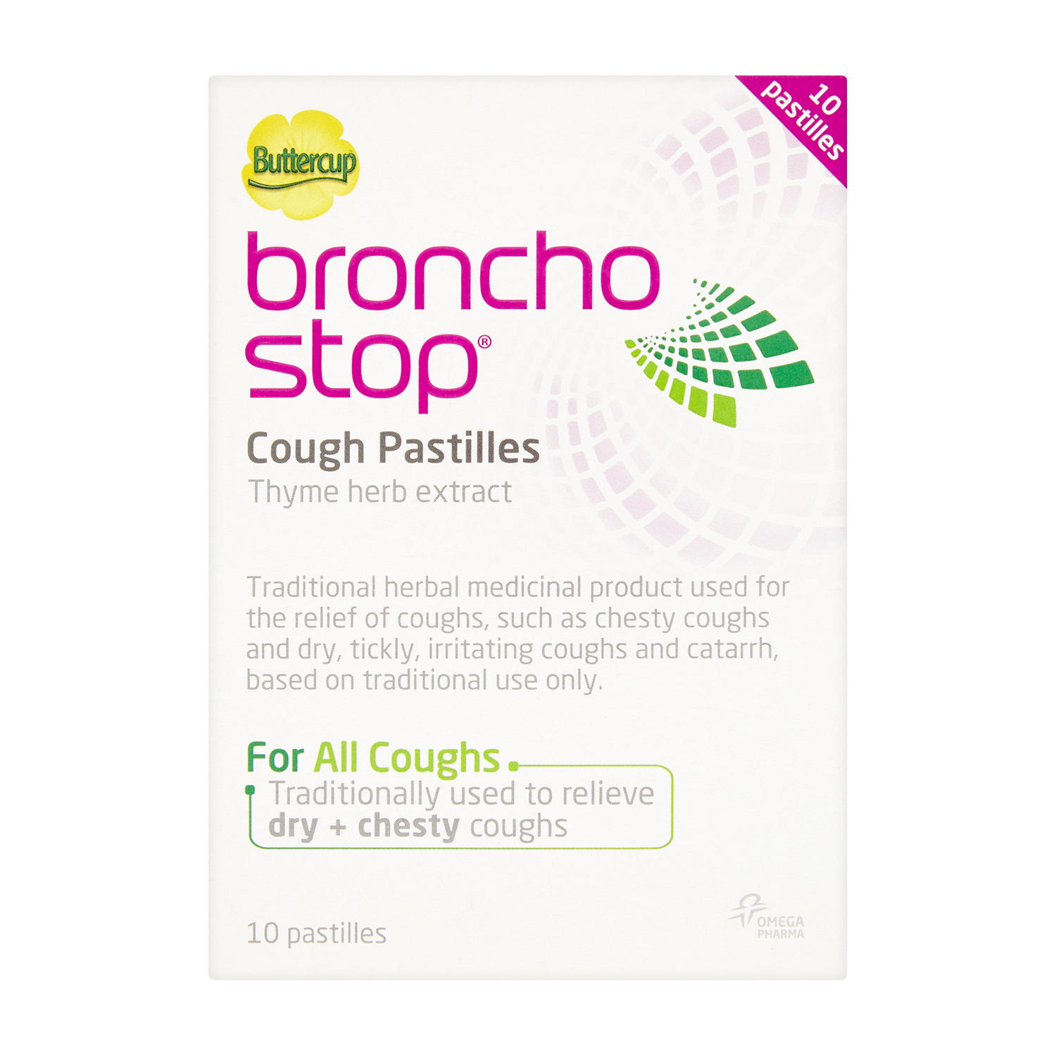 Buttercup Bronchostop Cough Pastilles