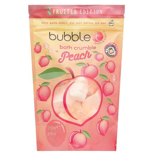 Bubble T Fruitea Peach Bath Crumble