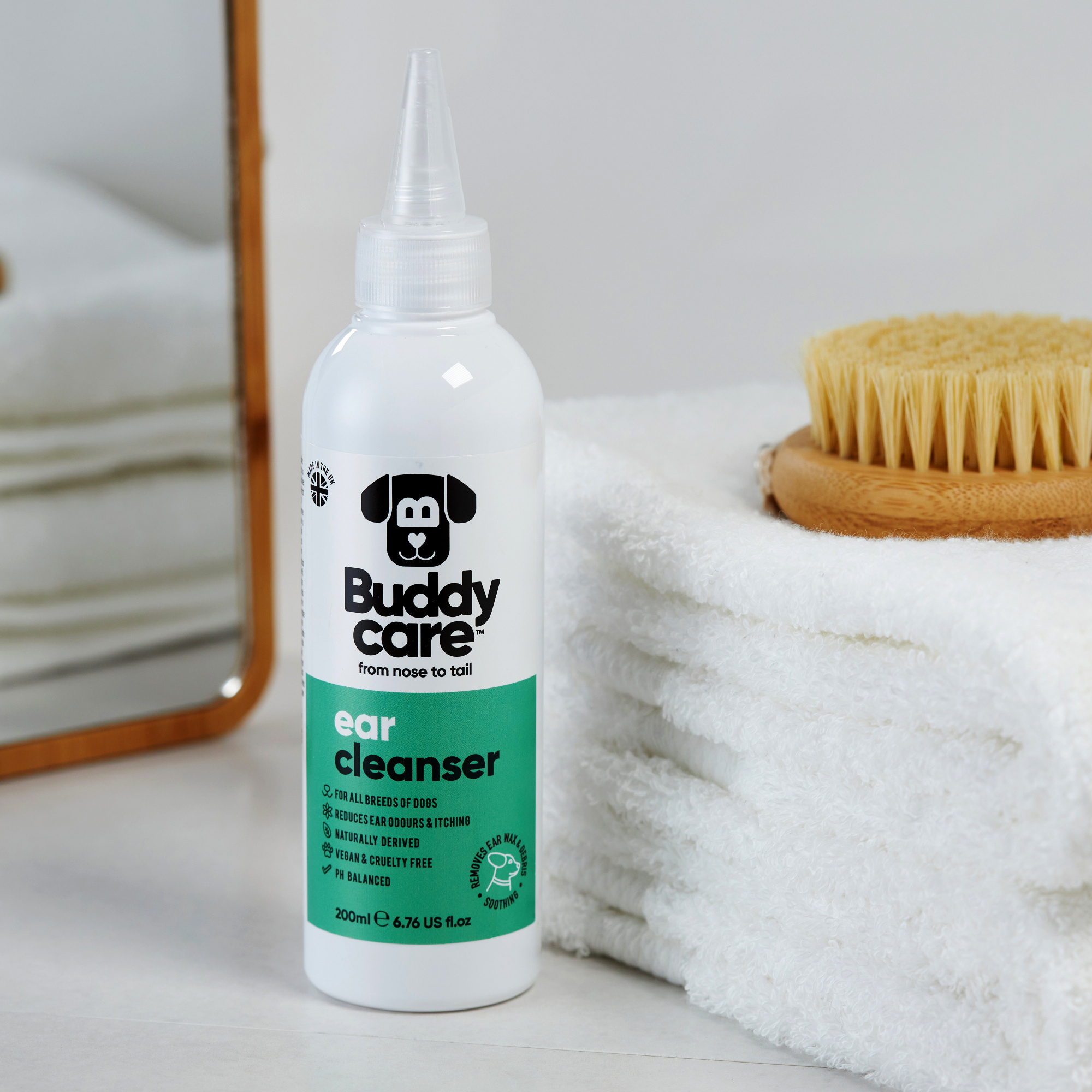 Buddycare Dog Ear Cleaner - 200ml / 6.76 fl oz