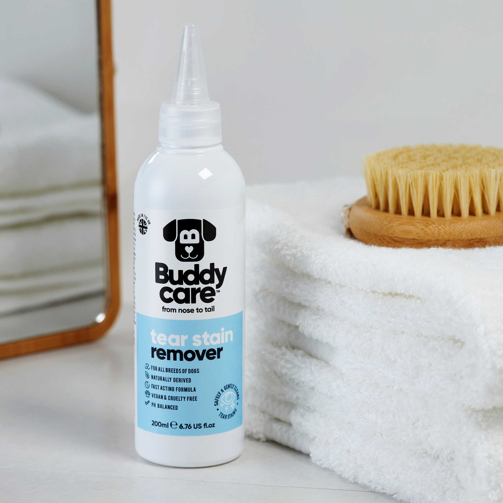 Buddycare Dog Tear Stain Remover - 200ml / 6.76 fl oz