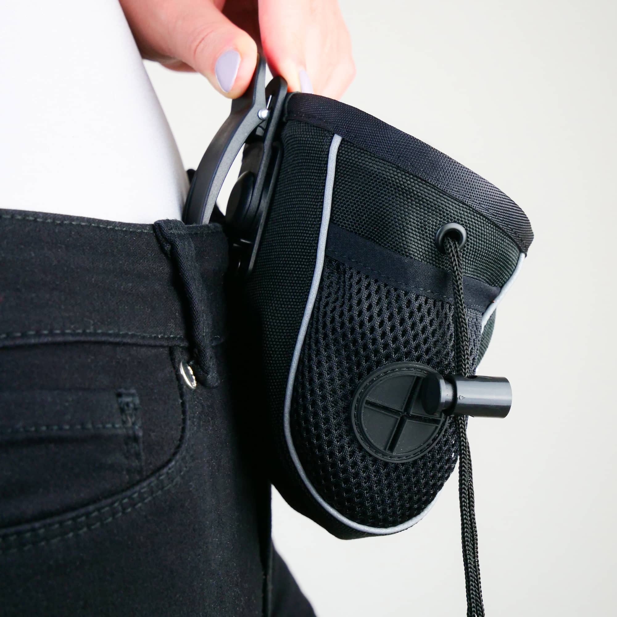 BullyBillows Dog Treat Pouch - Attachable & Poop Bag Holder 