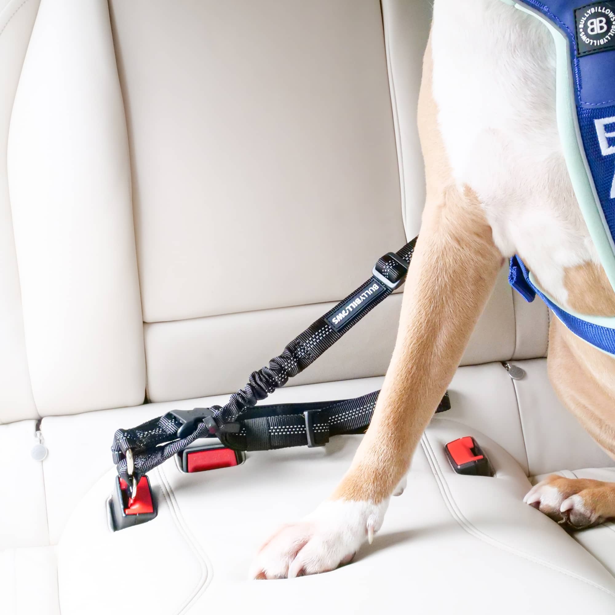 BullyBillows Headrest Car Seatbelt Safety Travel Accessory