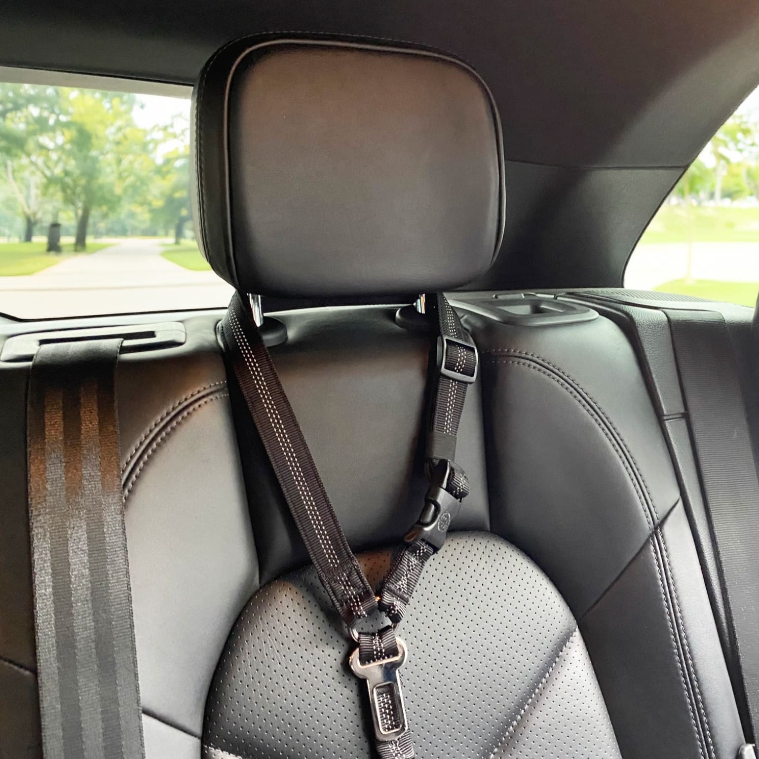 BullyBillows Headrest Car Seatbelt Safety Travel Accessory