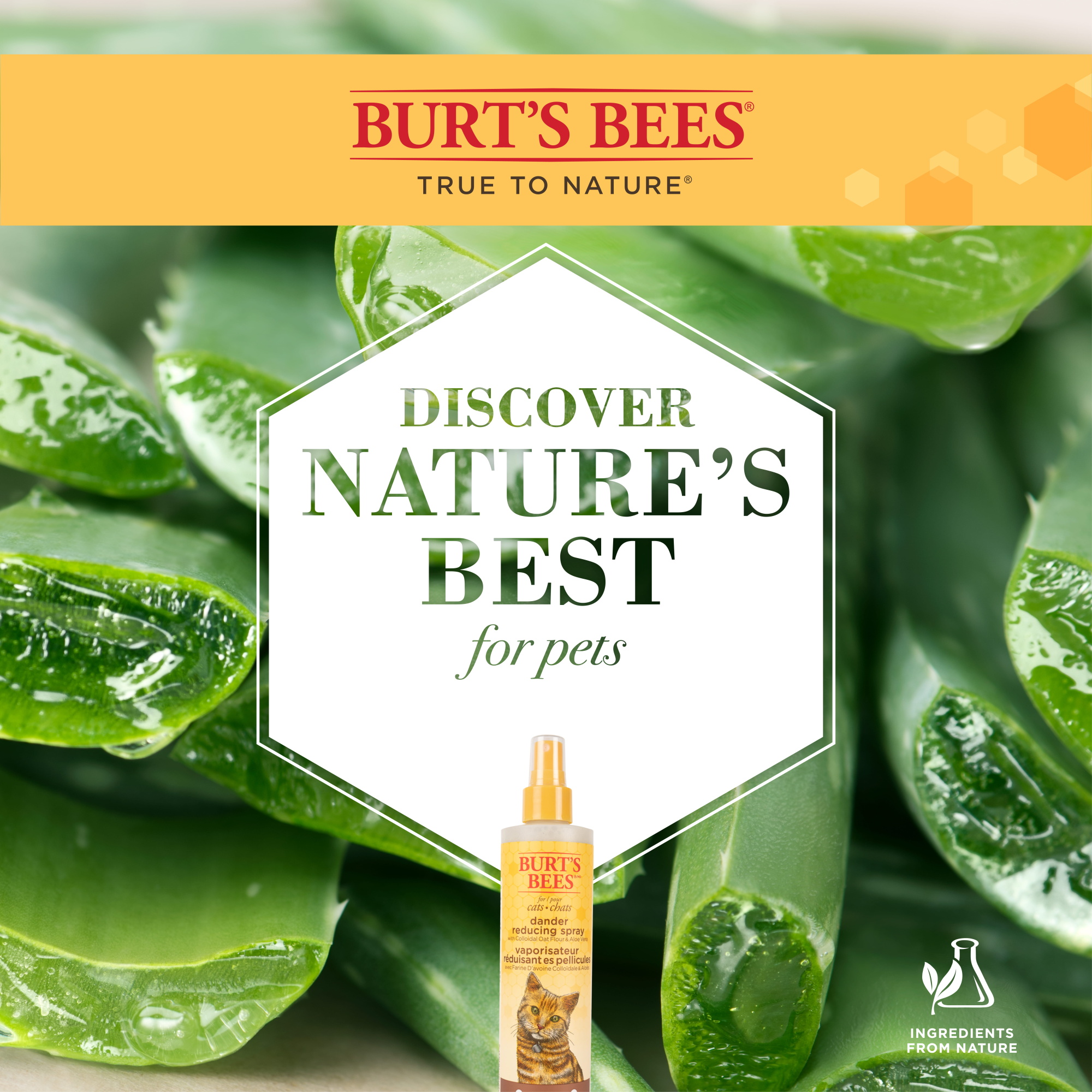 Burt's Bees Dander Reducing Spray For Cats 10oz