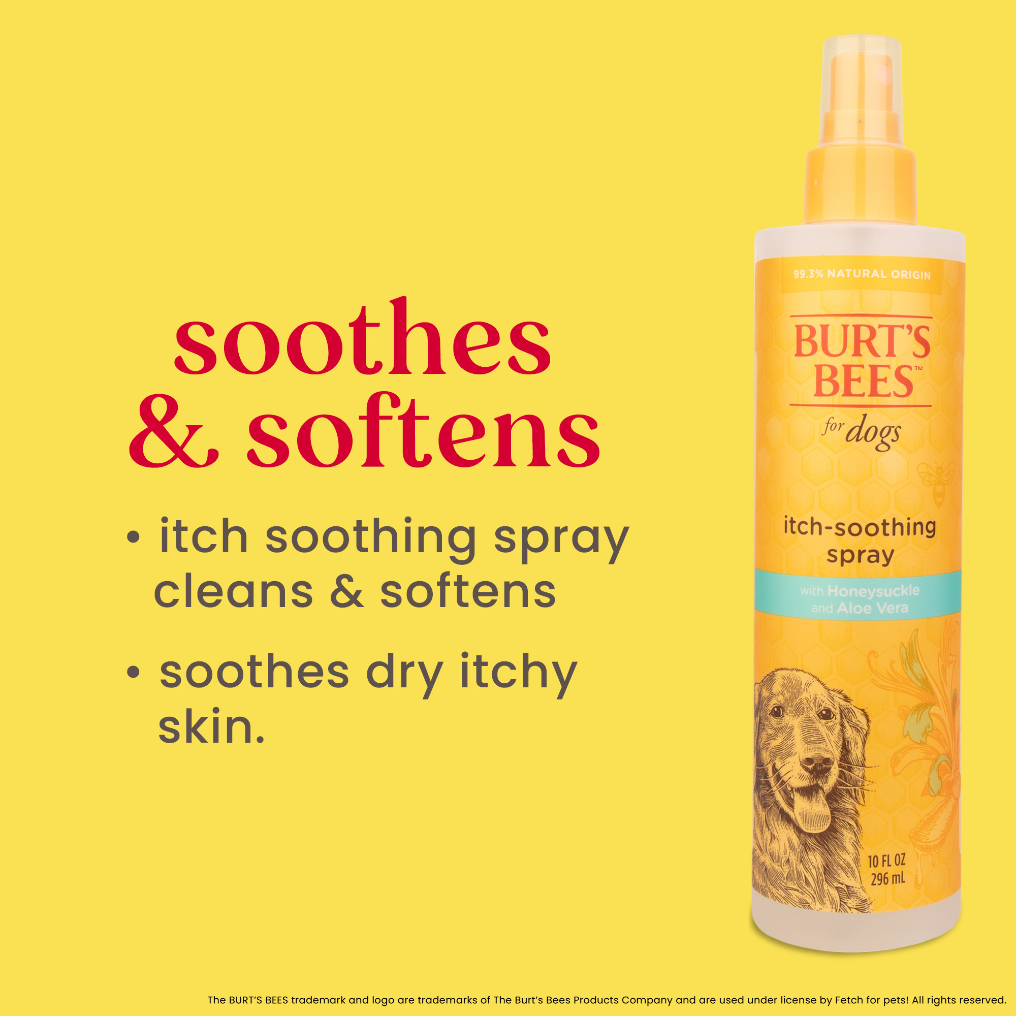 Burt's Bees Itch Soothing Spray For Dogs 10oz