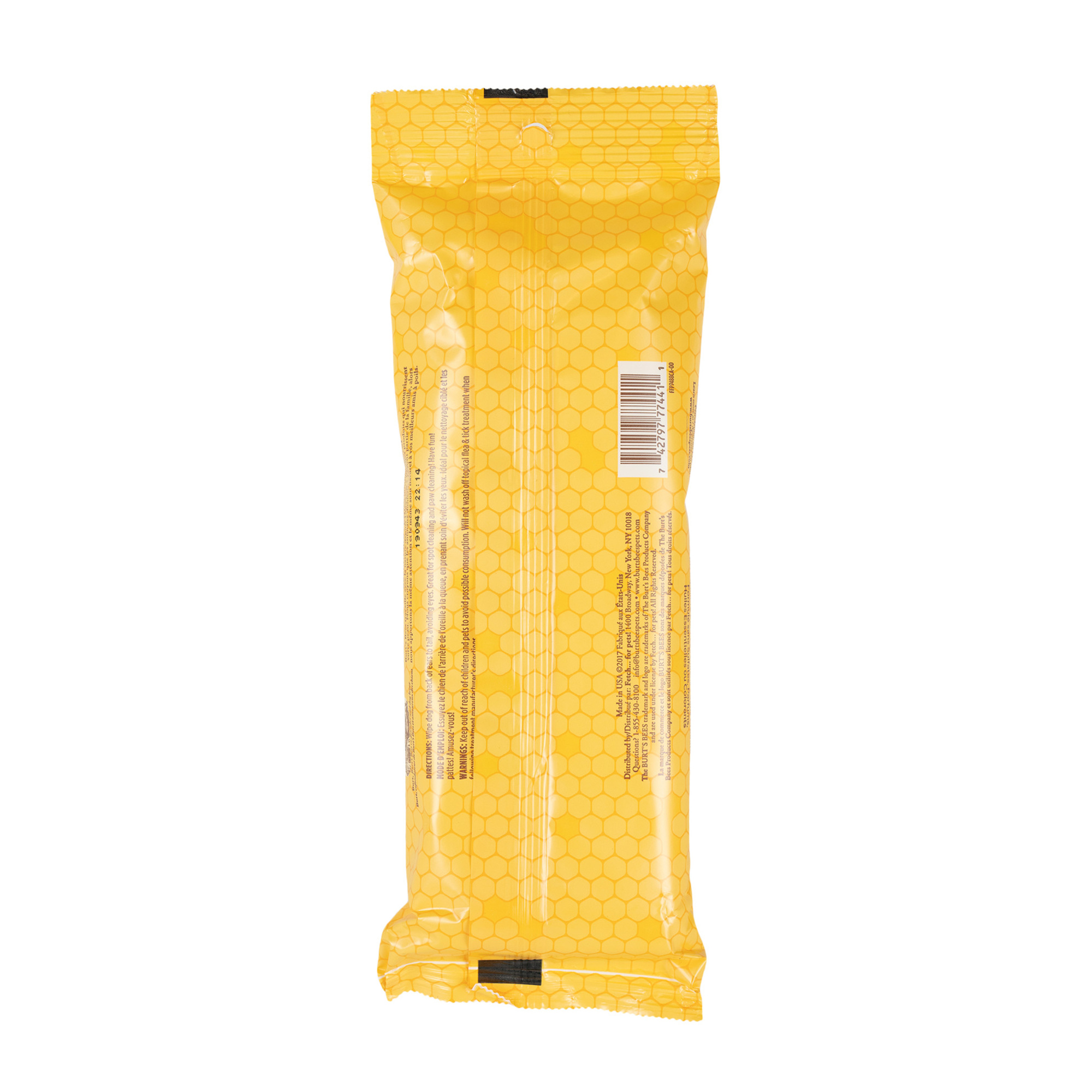 Burts Bees Multipurpose Wipes With Honey 50 Wipes For Dogs