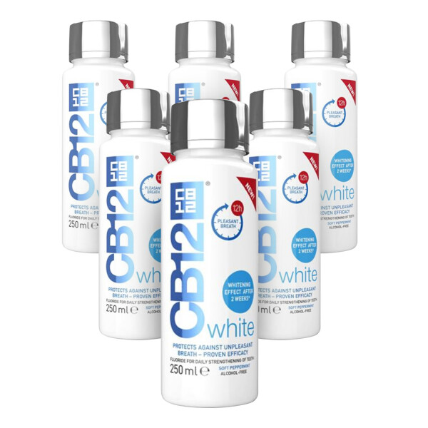 CB12 Whitening Peppermint Mouthwash -6 pack