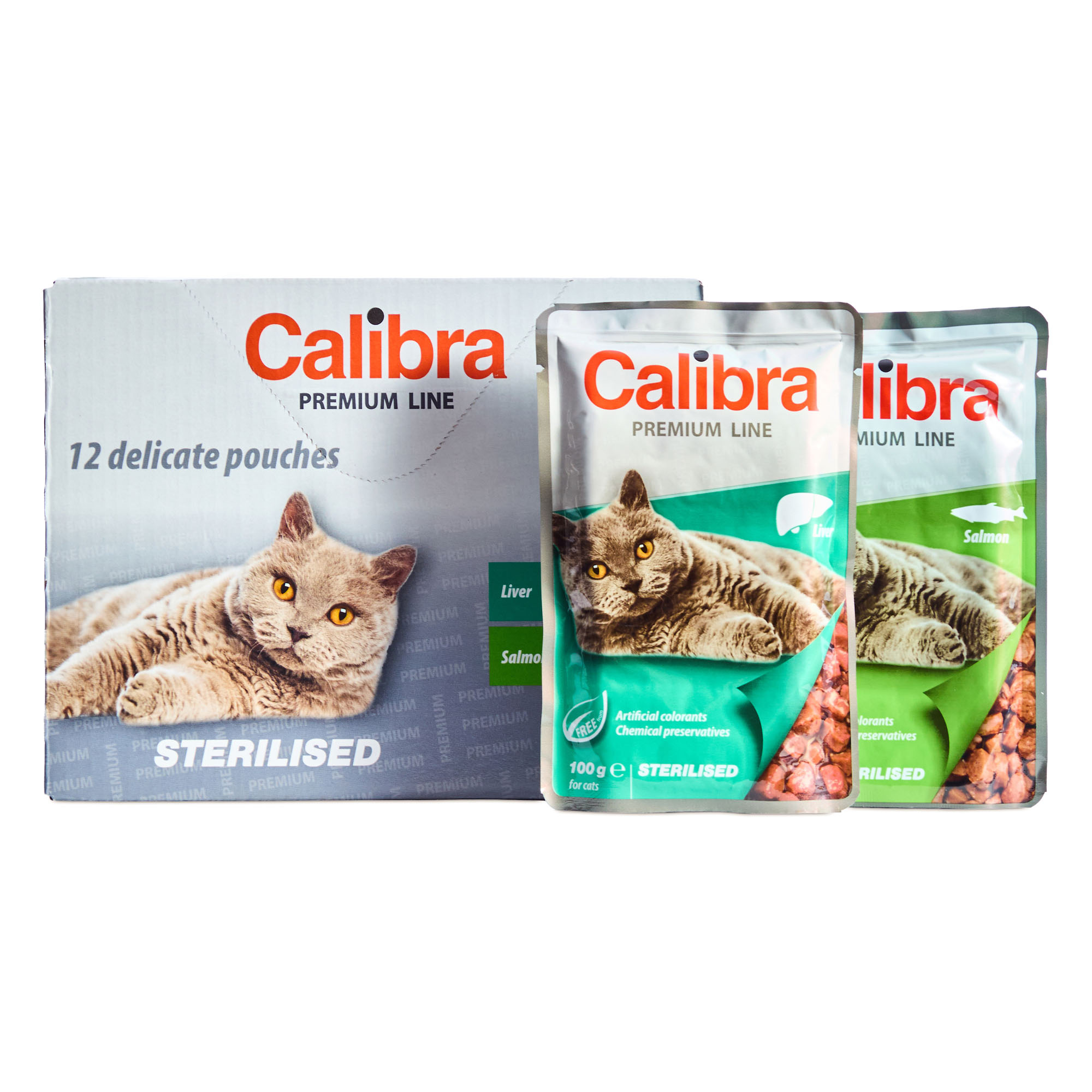 Calibra Cat Premium Sterilised Multipack 12x100g