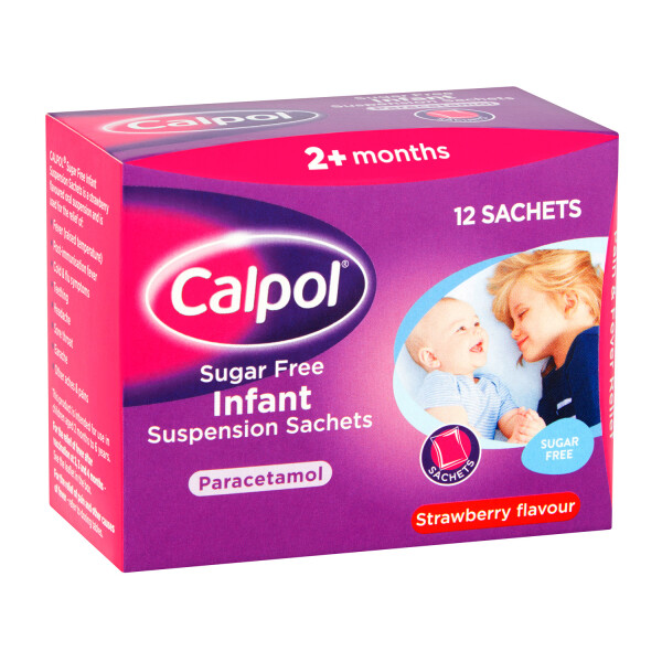 Buy Calpol Infant Suspension Sachets 12 x 5ml | Chemist Direct