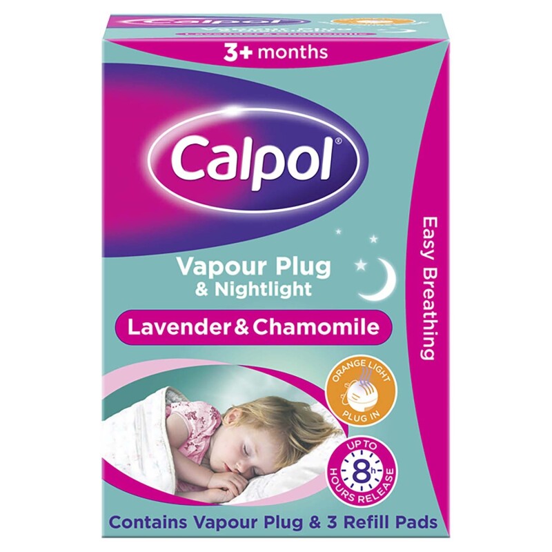 Calpol Orange Light Vapour Plug - Lavender & Chamomile