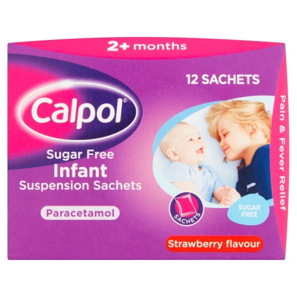 Calpol Sugar Free Suspension 2+ Sachets