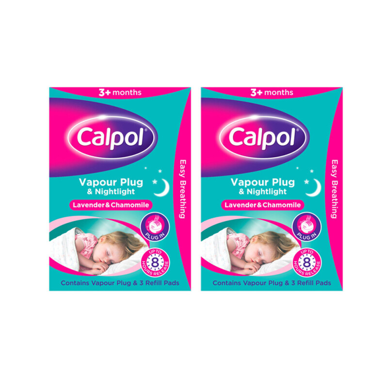 Calpol Vapour Plug & Nightlight - Twin Pack